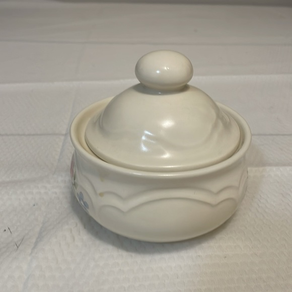 Pfaltzgraff Tea Rose Design Sugar Jar with Lid - Picture 4 of 8